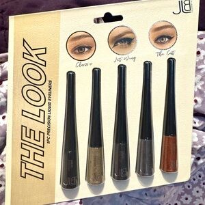 The Look Liquid Eyeliner Collection - Black, Brown, Gold